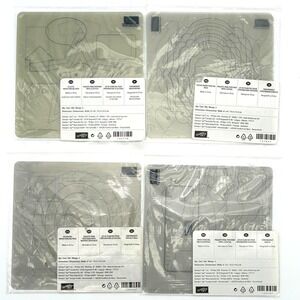Stampin Up Paper Piercing Lot of 4 Packs Essentials Festive Eclectic Occasions
